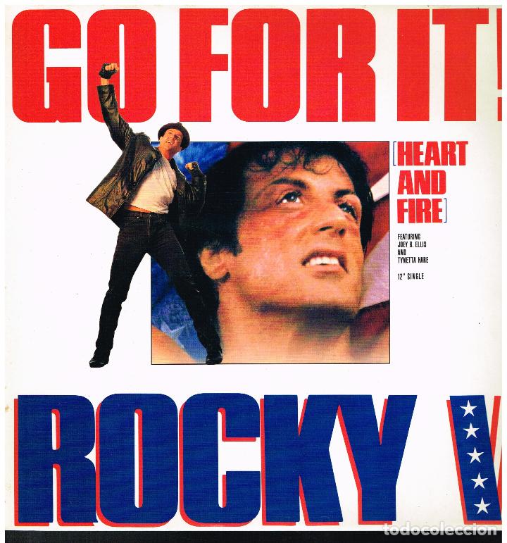Discos de vinilo: ROCKY V - GO FOR IT - MAXI SINGLE 1990 - Foto 1