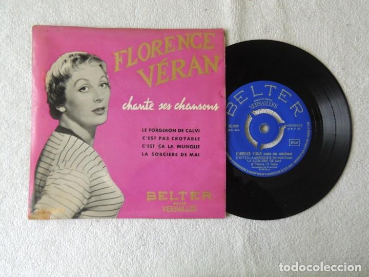 Discos de vinilo: FLORENCE VERAN --- LE FORGERON DE CALVI +3 - Foto 1