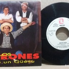 Discos de vinilo: LOS BERRONES / DOITE UN GUEVU / SINGLE 7 INCH. Lote 228013913