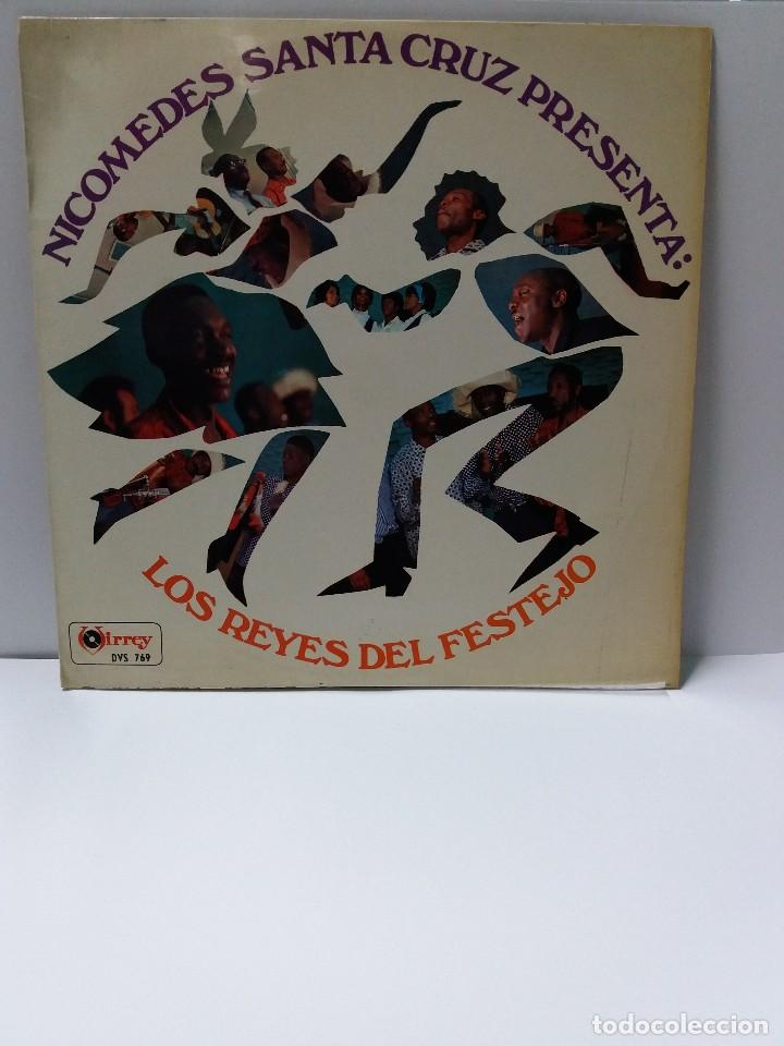 Dischi in vinile: LP ** NICOMEDES SANTA CRUZ ** LOS REYES DEL FESTEJO ** COVER/ EX / NM ** LP/ EX/ NM **
