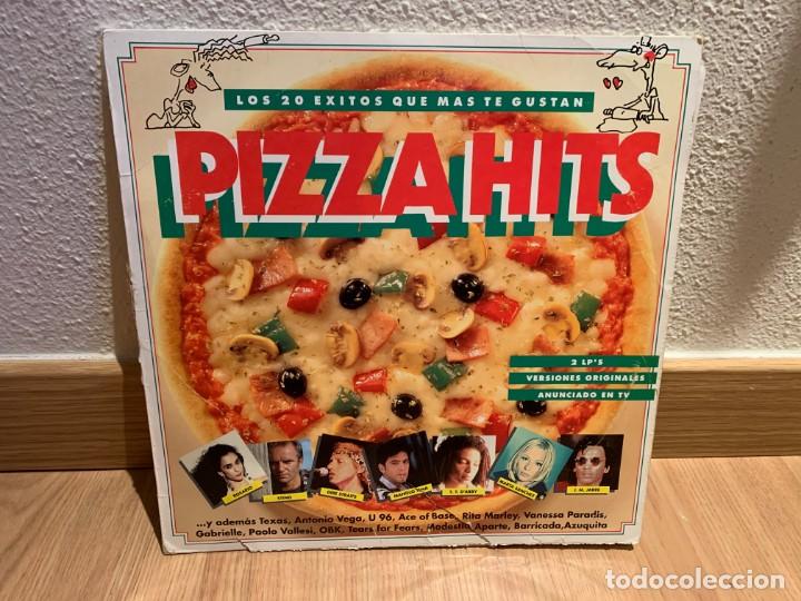 Discos de vinilo: Various &lrm;&ndash; Pizza Hits. DISCO VINILO . 2 LP. VG+ /GOOD. 1993 - Foto 1