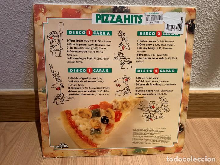 Discos de vinilo: Various &lrm;&ndash; Pizza Hits. DISCO VINILO . 2 LP. VG+ /GOOD. 1993 - Foto 2