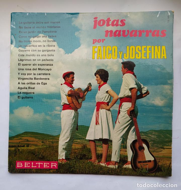 Discos de vinilo: JOTAS NAVARRAS - FAICO Y JOSEFINA - LP. TDKDA79 - Foto 1