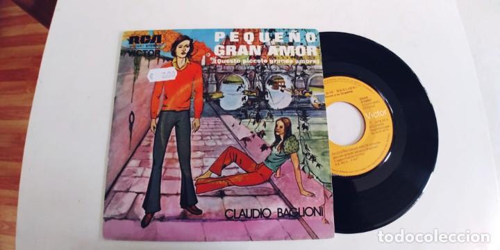 Disques de vinyle: CLAUDIO BAGLIONI-SINGLE PEQUE&Ntilde;O GRAN AMOR