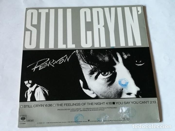 Discos de vinilo: Perxon - Still Cryin - 1985 - Foto 2