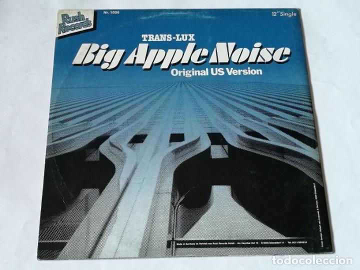 Discos de vinilo: Trans-Lux - Big Apple Noise - 1983 - Foto 2