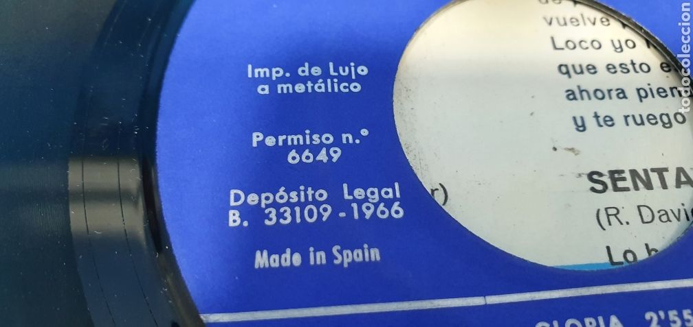 Discos de vinilo: DISCO DE VINILO - LOS NO - LA LLAVE / SENTADA A MI LADO - 1966 - Foto 5