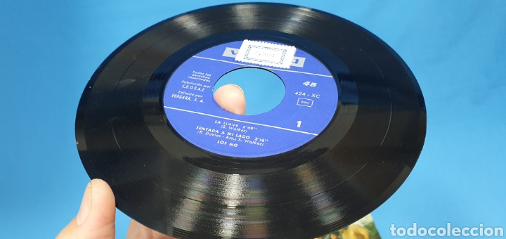 Discos de vinilo: DISCO DE VINILO - LOS NO - LA LLAVE / SENTADA A MI LADO - 1966 - Foto 6