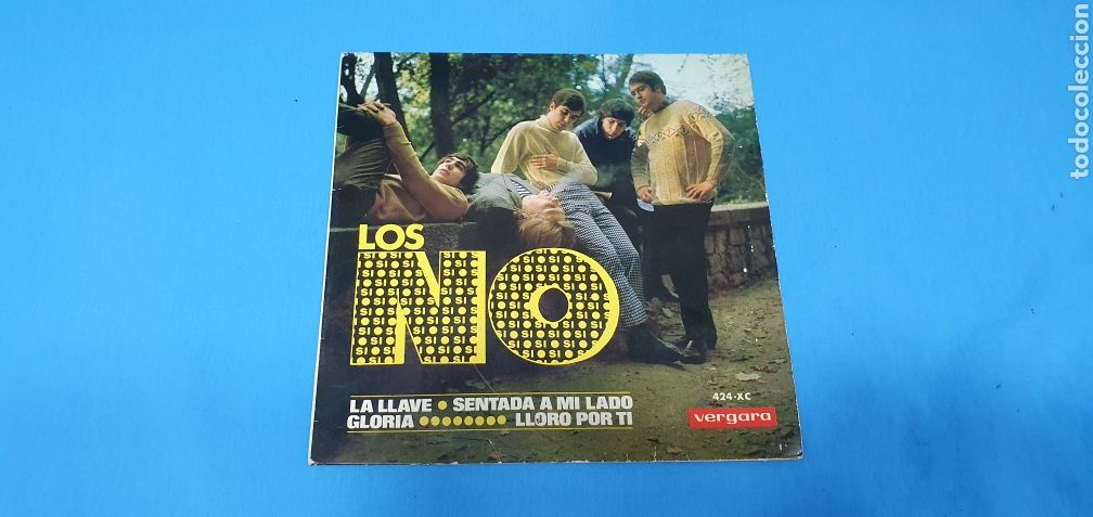 Discos de vinilo: DISCO DE VINILO - LOS NO - LA LLAVE / SENTADA A MI LADO - 1966 - Foto 1