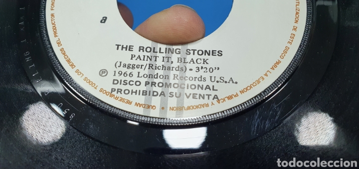 Discos de vinilo: DISCO DE VINILO - THE ROLLING STONES - PAINT IT BLACK - 1966 - Foto 5