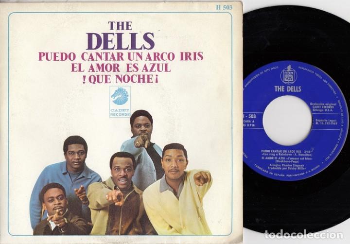 Discos de vinilo: THE DELLS - CAN SING A RAINBOW - SINGLE ESPA&Ntilde;OL DE VINILO - Foto 1