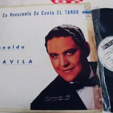 Discos de vinilo: ESNALDO AVILA-LP EN VENEZUELA DE CANTA EL TANGO. Lote 228457458