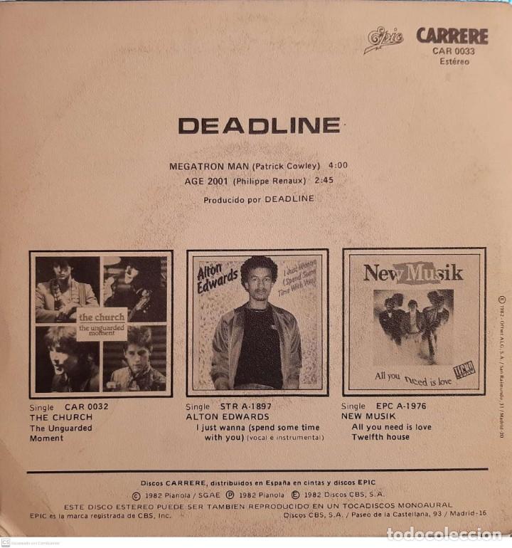 Discos de vinilo: Deadline &lrm;&ndash; Megatron Man - Foto 2