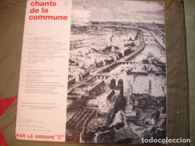 Discos de vinilo: Groupe 17 Chants De La Commune - Foto 3