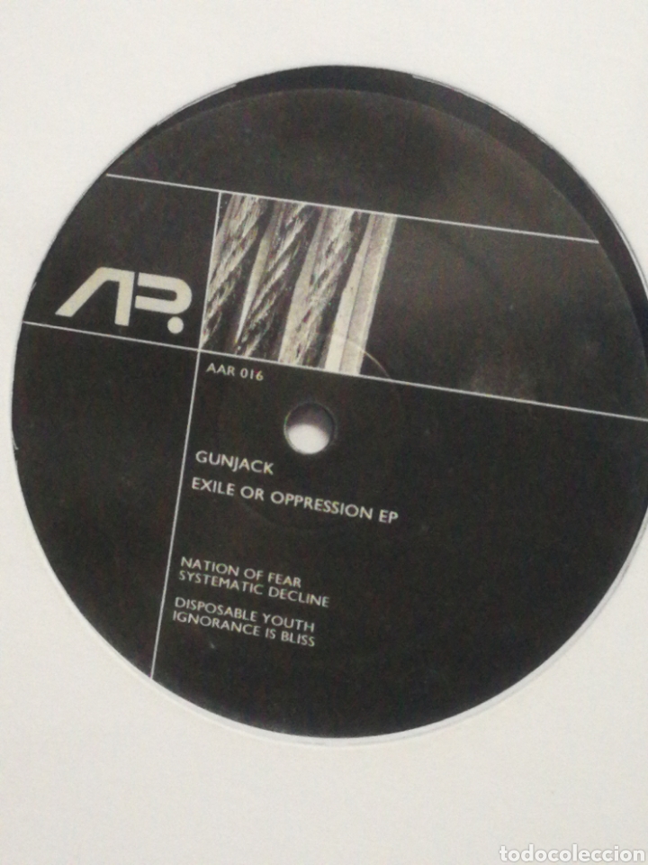 Discos de vinilo: GUNJACK- EXILE OR OPPRESSION (NETHERLAND), 2006. - Foto 2