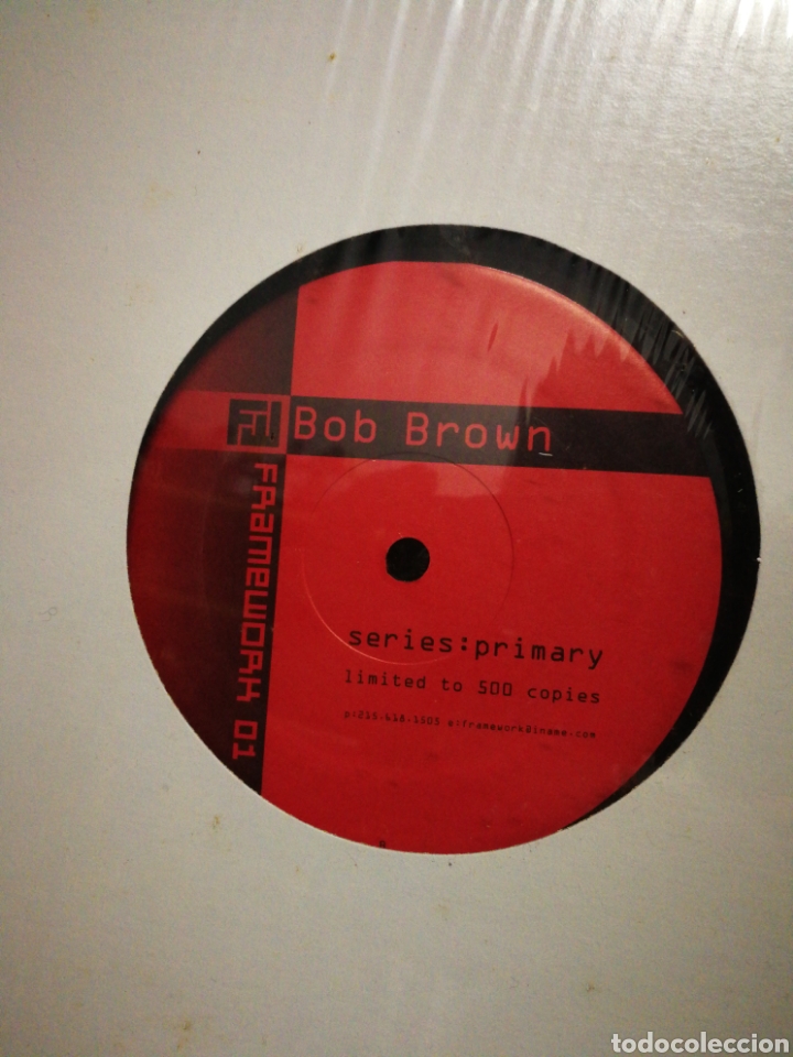 Discos de vinilo: BOB BROWN- SERIES: PRIMARY (FRAMEWORK 03),1999. VERSION LIMITED 500 COPIES. - Foto 2
