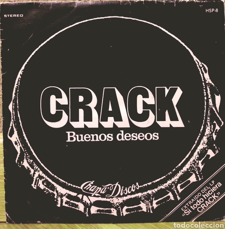 Discos de vinilo: CRACK - BUENOS DESEOS SG Chapa Discos 1979 - Foto 1