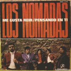 Discos de vinilo: LOS NÓMADAS - ME GUSTA REIR / PENSANDO EN TI SG COLUMBIA 1970. Lote 228508380