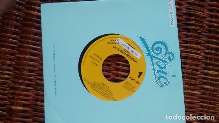 Discos de vinilo: SINGLE (VINILO) -PROMOCION- DE OCTOBER PROJECT A&Ntilde;OS 90 - Foto 1