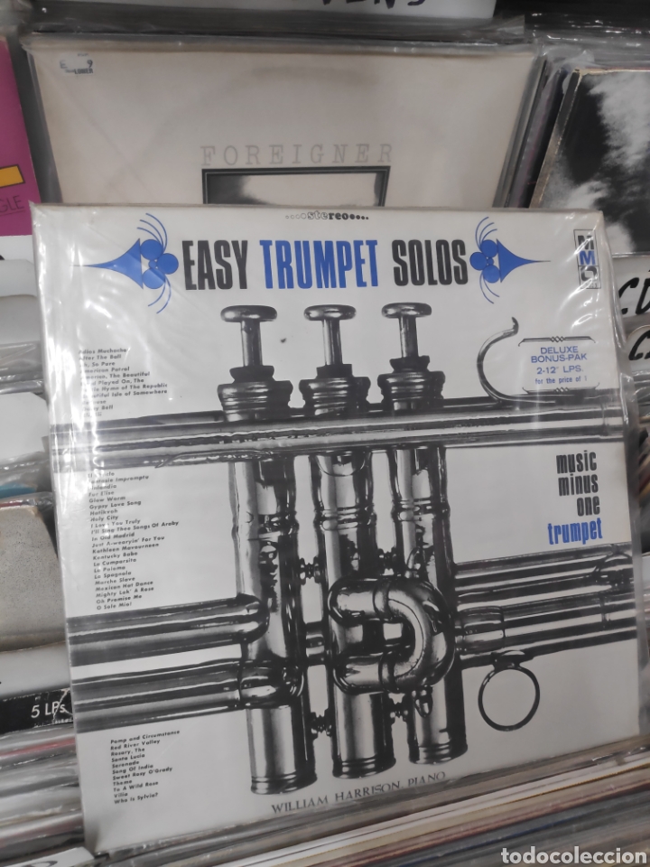 Discos de vinilo: Easy trumpet solos William Harrison 2lp - Foto 1
