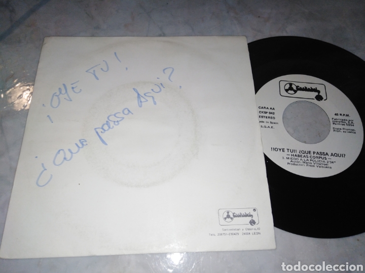 Discos de vinilo: OYE TU-QUE PASSA AQUI-PROMOCIONAL - Foto 1