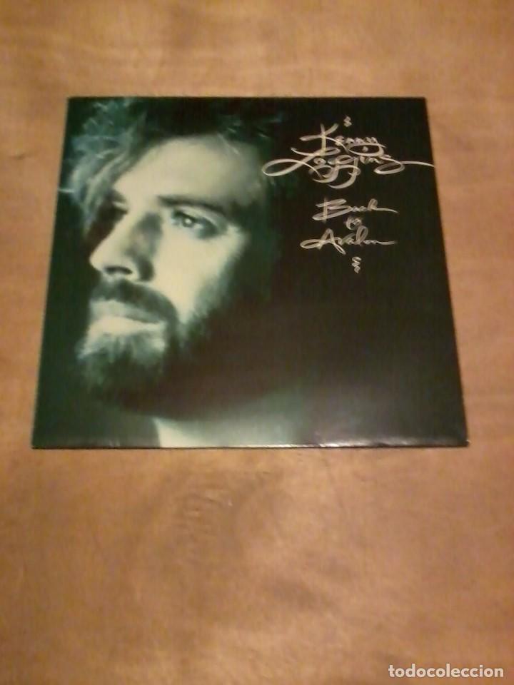 Discos de vinilo: Kenny Loggins LP Back to Avalon Hol. 1987 insert - Foto 1