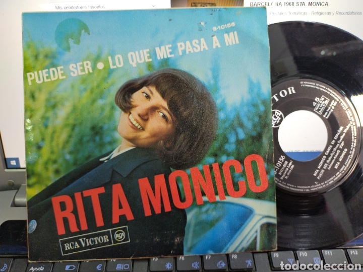 Discos de vinilo: Rita M&oacute;nico en espa&ntilde;ol single puede ser 1966 - Foto 1