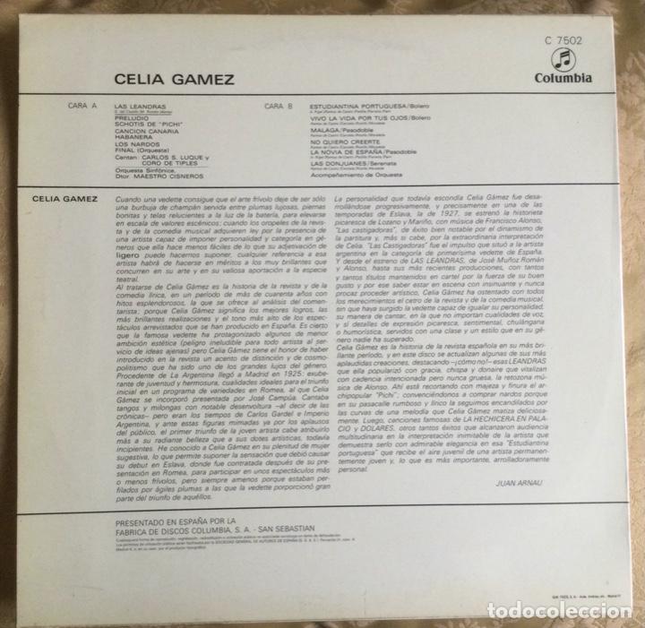 Discos de vinilo: LP VINILO, LAS LEANDRAS, CELIA GAMEZ - Foto 4