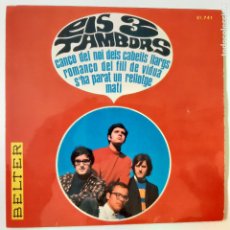 Discos de vinilo: ELS 3 TAMBORS- ROMANÇO DEL FILL DE VIDUA - EP 1966- EXC. ESTADO.