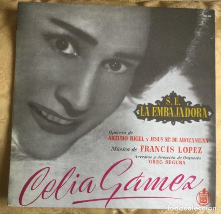 Discos de vinilo: LP VINILO, S E LA EMBAJADORA CELIA GAMEZ - Foto 1