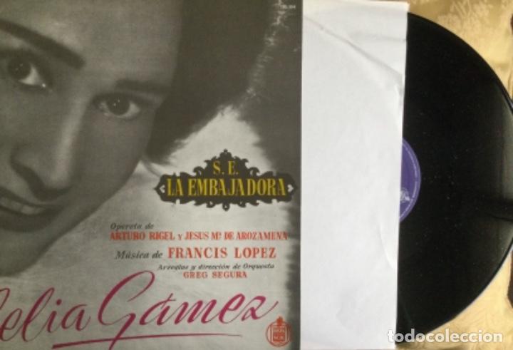 Discos de vinilo: LP VINILO, S E LA EMBAJADORA CELIA GAMEZ - Foto 2