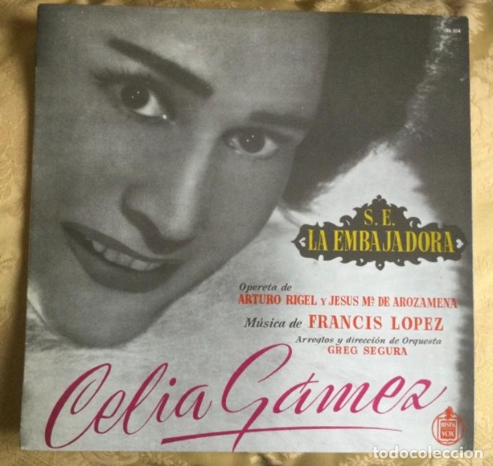 Discos de vinilo: LP VINILO, S E LA EMBAJADORA CELIA GAMEZ - Foto 4