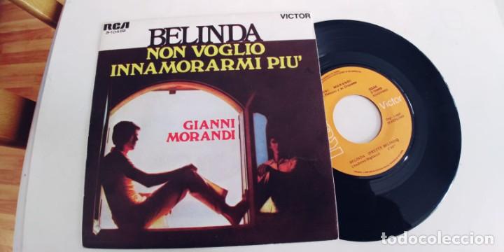 Discos de vinilo: GIANNI MORANDI-SINGLE BELINDA-NUEVO - Foto 1