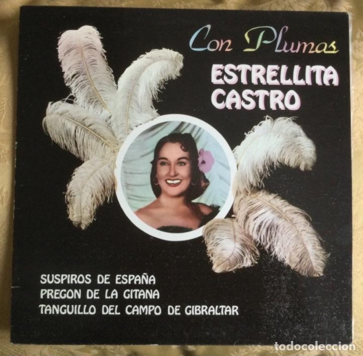 Discos de vinilo: LP VINILO CON PLUMAS DE ESTRELLITA CASTRO - Foto 1