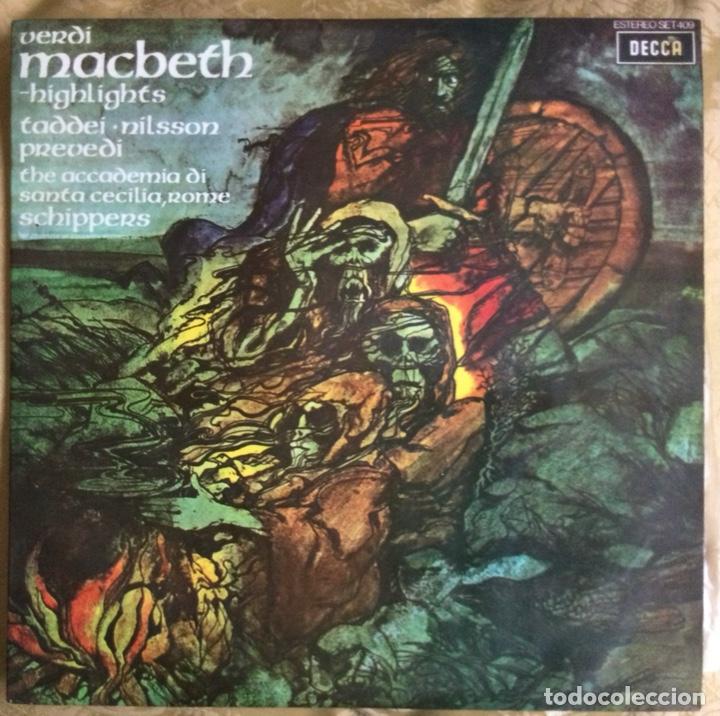 Discos de vinilo: LP VINILO MACBETH DE VERDI - Foto 1
