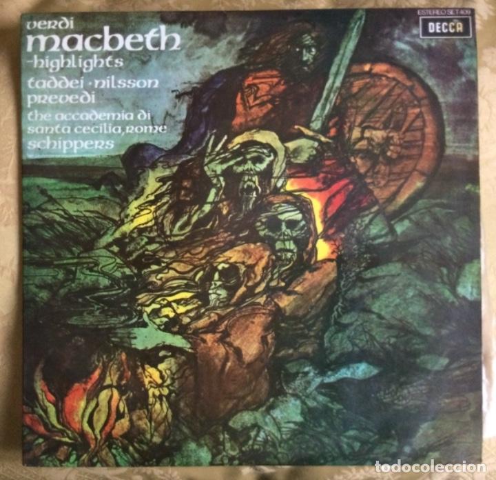 Discos de vinilo: LP VINILO MACBETH DE VERDI - Foto 2