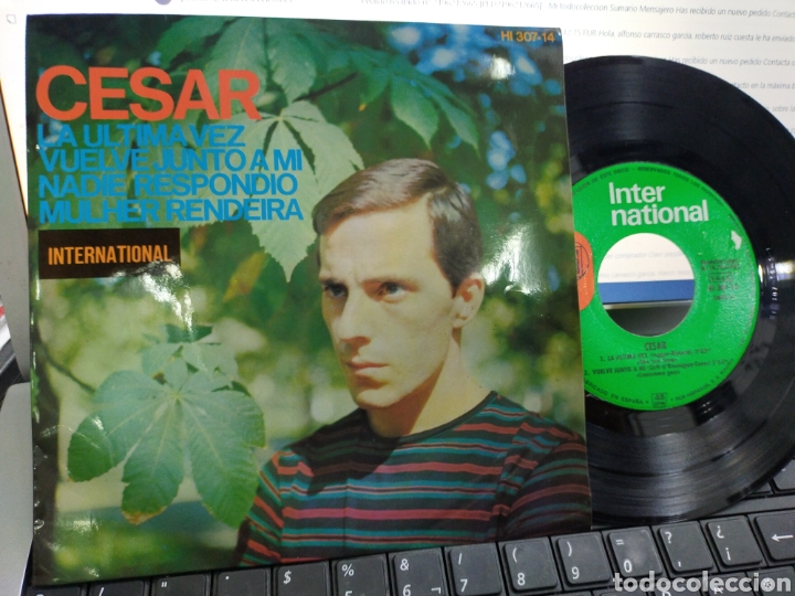 Discos de vinilo: Cesar EP la &uacute;ltima vez + 3 Espa&ntilde;a 1965 - Foto 1
