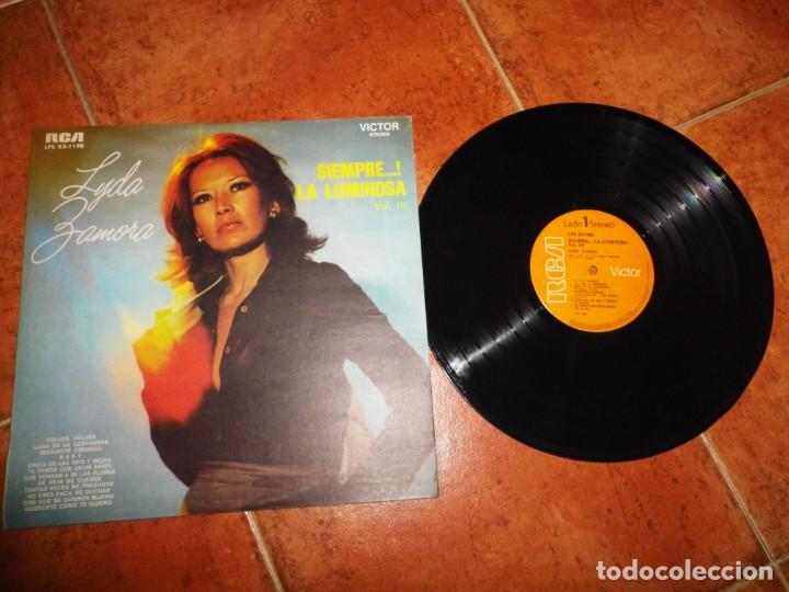 Dischi in vinile: LYDA ZAMORA Siempre....! LA LUMINOSA VOL. III LP VINILO DEL A&Ntilde;O 1973 COLOMBIA CONTIENE 12 TEMAS