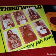 Disques de vinyle: THIRD WORLD TRY JAH LOVE/INNA TIME LIKE THIS 7'' SINGLE 1982 CBS ESPAÑA SPAIN. Lote 228702845