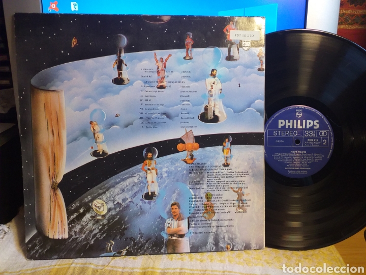 Discos de vinilo: VAN DER GRAAF GENERATOR PAWN HEARTS ALEMANIS 1978 PHILIPS - Foto 2