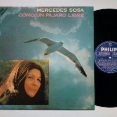 Discos de vinilo: LP: MERCEDES SOSA - COMO UN PÁJARO LIBRE (PHILIPS, 1983). Lote 228761020