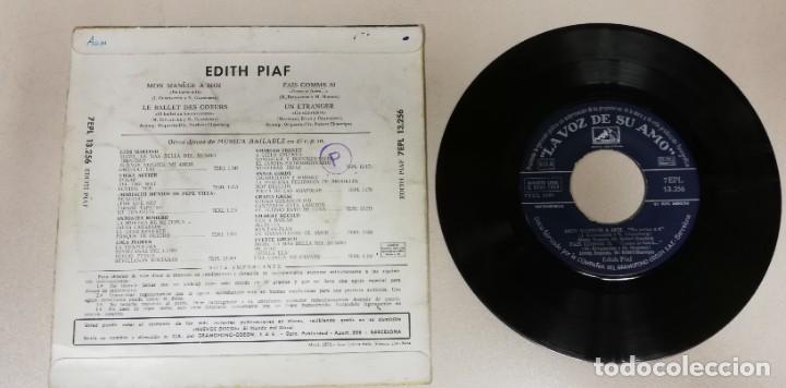 Discos de vinilo: Edith Piaf - Mon Man&egrave;ge &Agrave; Moi (7&rdquo;, EP) - Foto 2