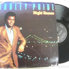 Discos de vinilo: CHARLEY PRIDE -NIGHT GAMES -LP 1983 USA. Lote 228792310