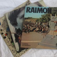 Discos de vinilo: 3 LPS VINILO RAIMON: CAMPUS BELLATERRA, A VICTOR JARA, CANÇONS DE LA RODE DEL TEMPS. Lote 283764988