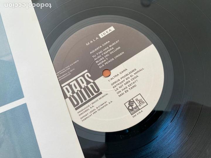 Discos de vinilo: BARS (MALA IDEA) LP ESPA&Ntilde;A 1991 (B-14) - Foto 2