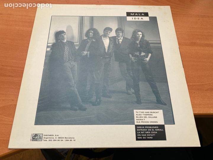 Discos de vinilo: BARS (MALA IDEA) LP ESPA&Ntilde;A 1991 (B-14) - Foto 3