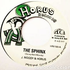 Discos de vinilo: J. MOODY & HORUS ‎– THE SPHINX. SINGLE VINILO. REGGAE ROOTS.. Lote 228846600