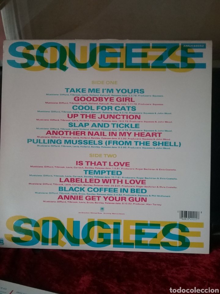 Discos de vinilo: SQUEEZE 1980 ORIGINAL U.K. A&M RECORDS - Foto 2