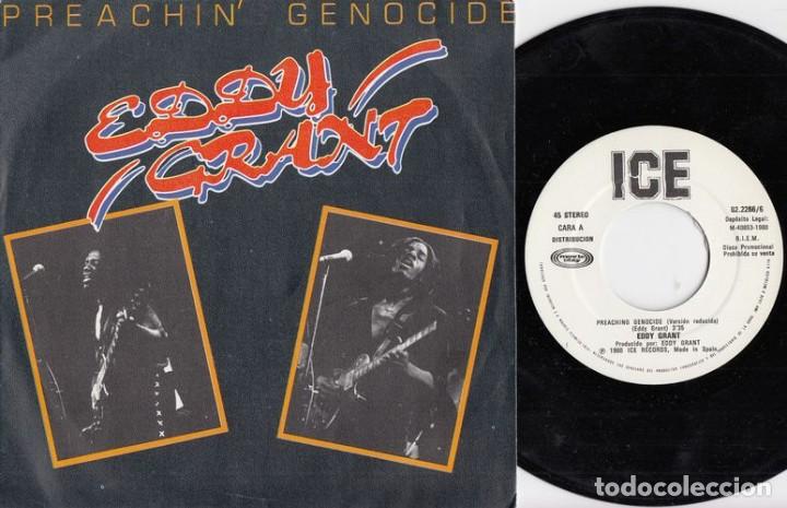Discos de vinilo: EDDY GRANT - PREACHIN GENOCIDE - SINGLE DE VINILO - Foto 1