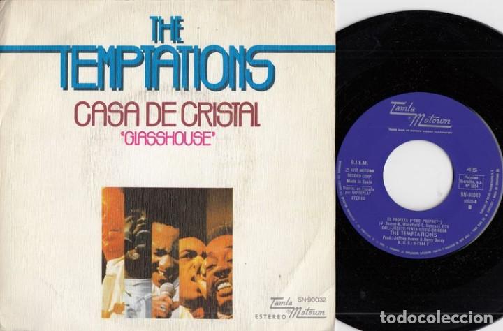 Discos de vinilo: THE TEMPTATIONS - GLASSHOUSE - SINGLE DE VINILO - Foto 1